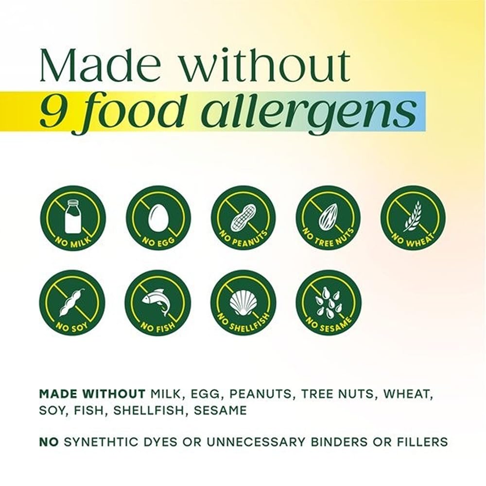 MegaFood Calcium and Magnesium ingredients panel with whole-food minerals.