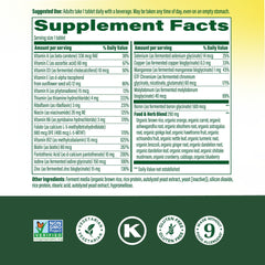 MegaFood Men 40+ tablets close-up highlights convenient daily supplementation.
