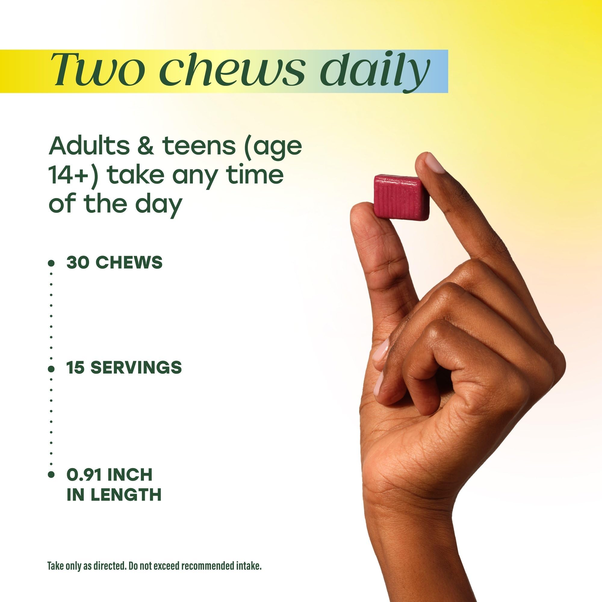 Relax Calm chews in a compact on-the-go pouch inside a bag.