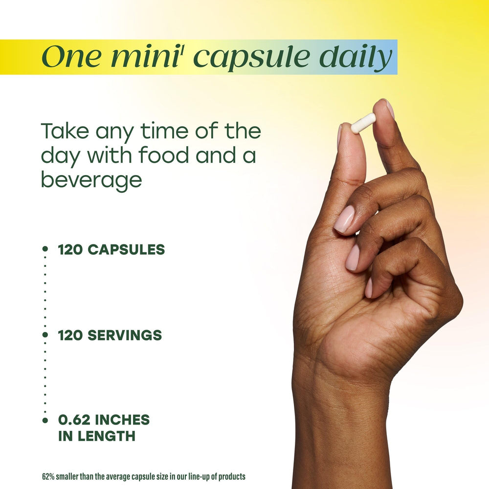 Bottle on kitchen counter suggesting easy daily routine with MegaFood D3 K2