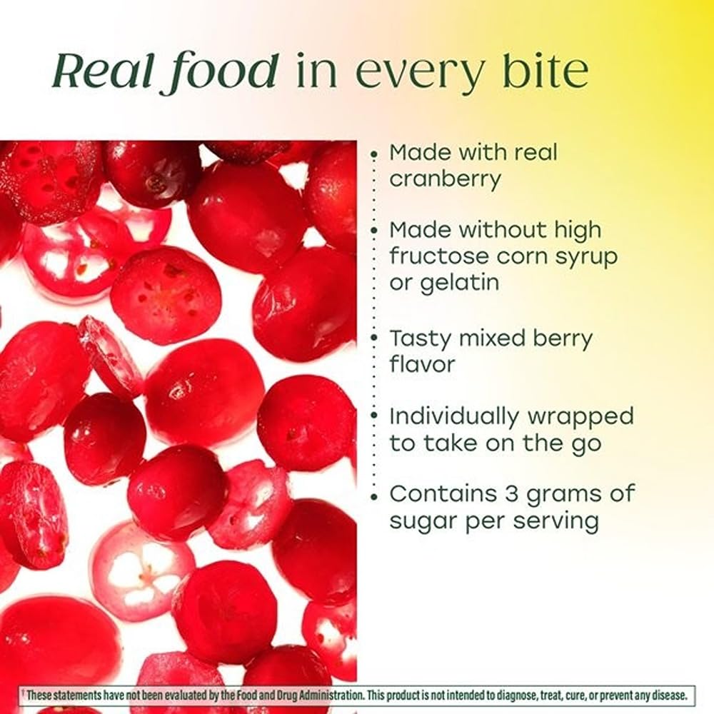 MegaFood Women’s Multivitamin soft chews on a spoon, ready to enjoy.