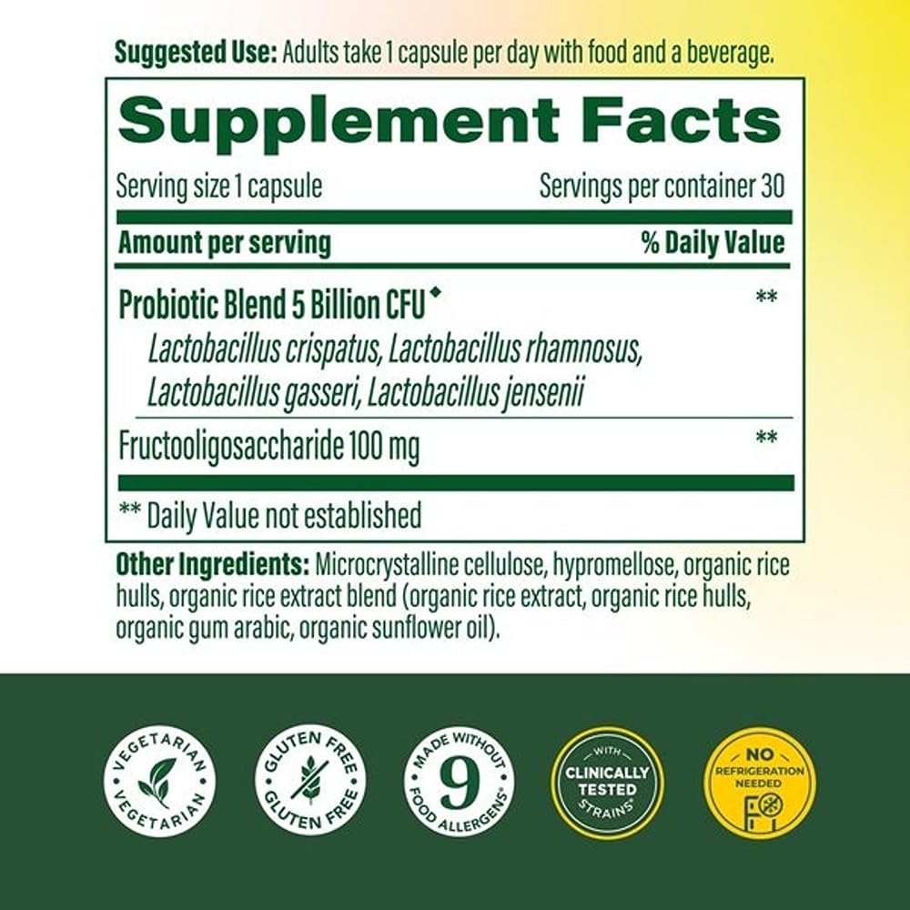 MegaFood bottle cap with moisture-control design for probiotic stability