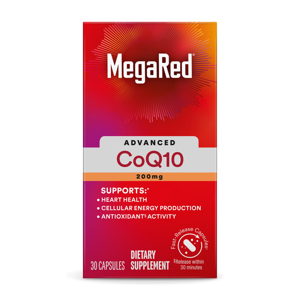 MegaRed heart health icon illustrating cardiovascular support.