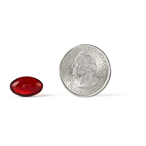 MegaRed easy-swallow softgels shown for hassle-free supplementation.
