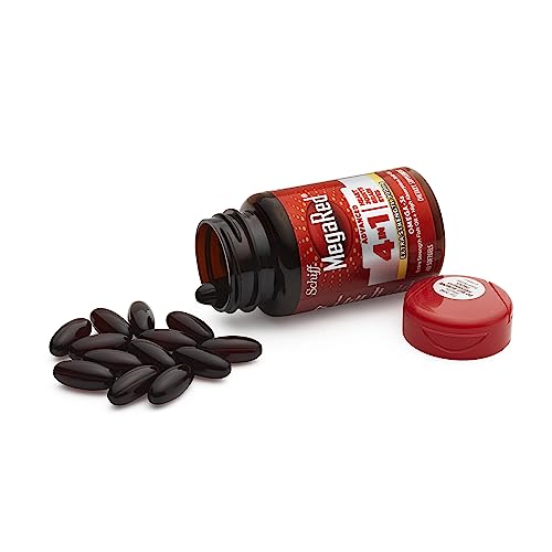 MegaRed eye health illustration with omega-3 icon.