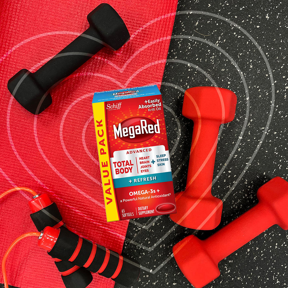 MegaRed Total Body Refresh bottle in use illustrates convenient on the go supplementation