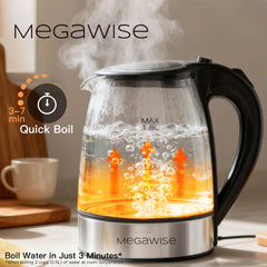 MEGAWISE CX-817 fast boil for quick tea or coffee