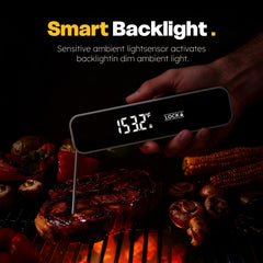 MEGAYES thermometer-waterproof body easy cleaning after cooking