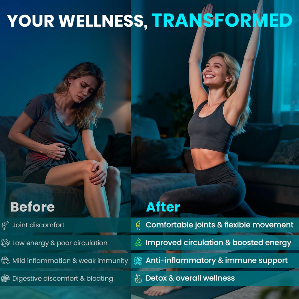 Megneta bromelain capsules inside view illustrating enzyme support for comfortable movement