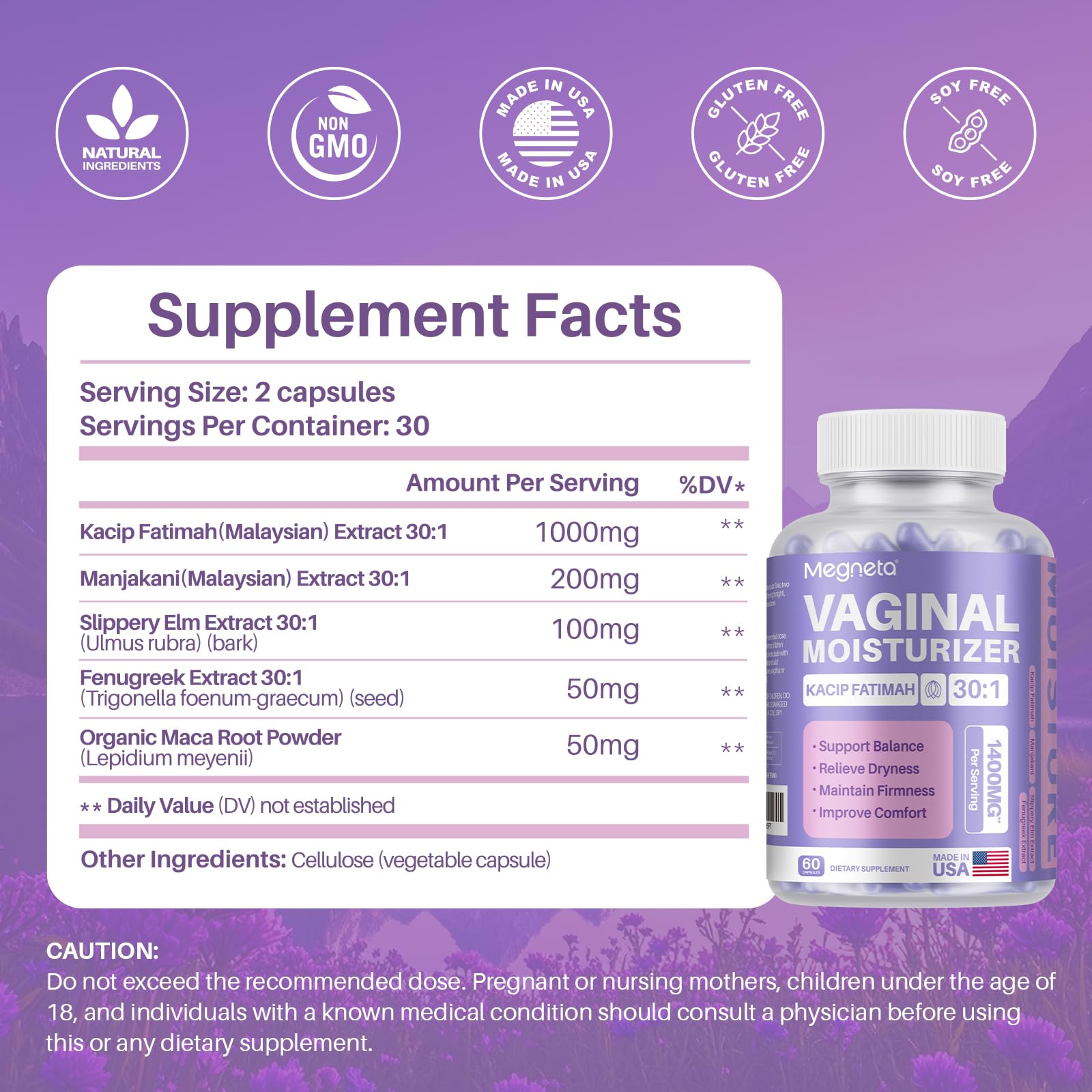 Gluten-free vegan formula for inclusive care.