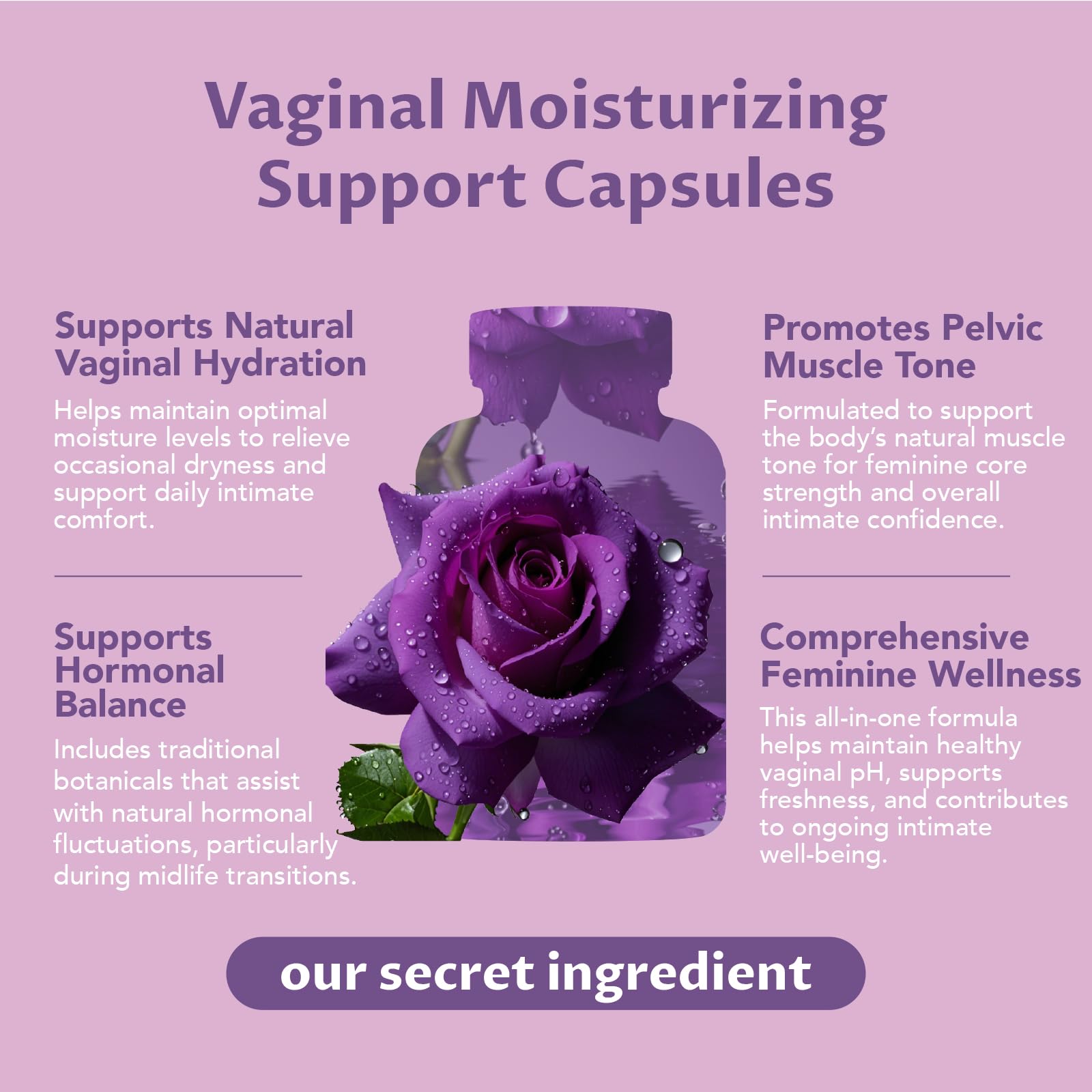MEGNETA capsules with Manjakani support natural balance.