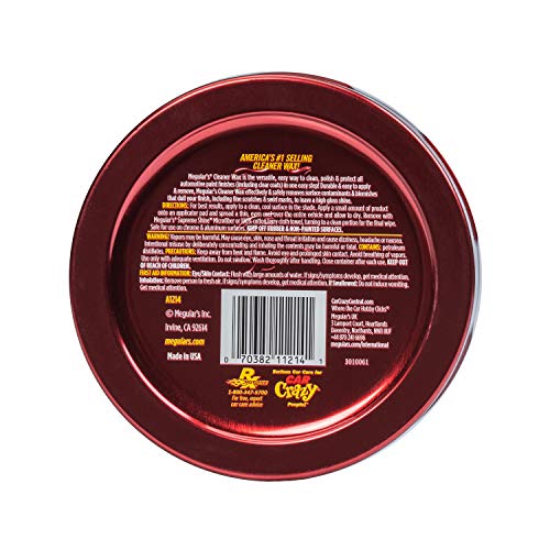 Meguiar's Cleaner Wax hand-application shows easy manual buffing