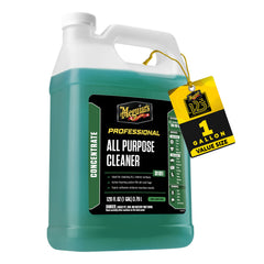 Meguiar's D10101 all purpose cleaner with foaming action lifts dirt from carpet and upholstery.