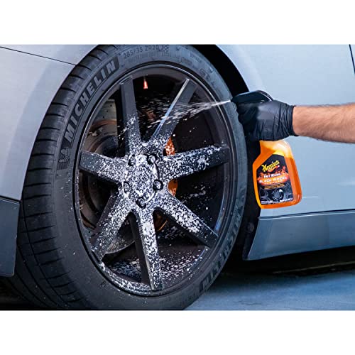 Meguiar's Hot Rims Black Wheel Cleaner effective on matte finish wheels