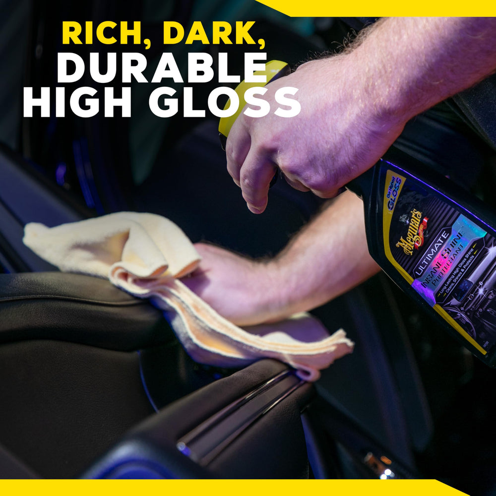 Easy spray-and-wipe application for a quick, impressive high-gloss look.