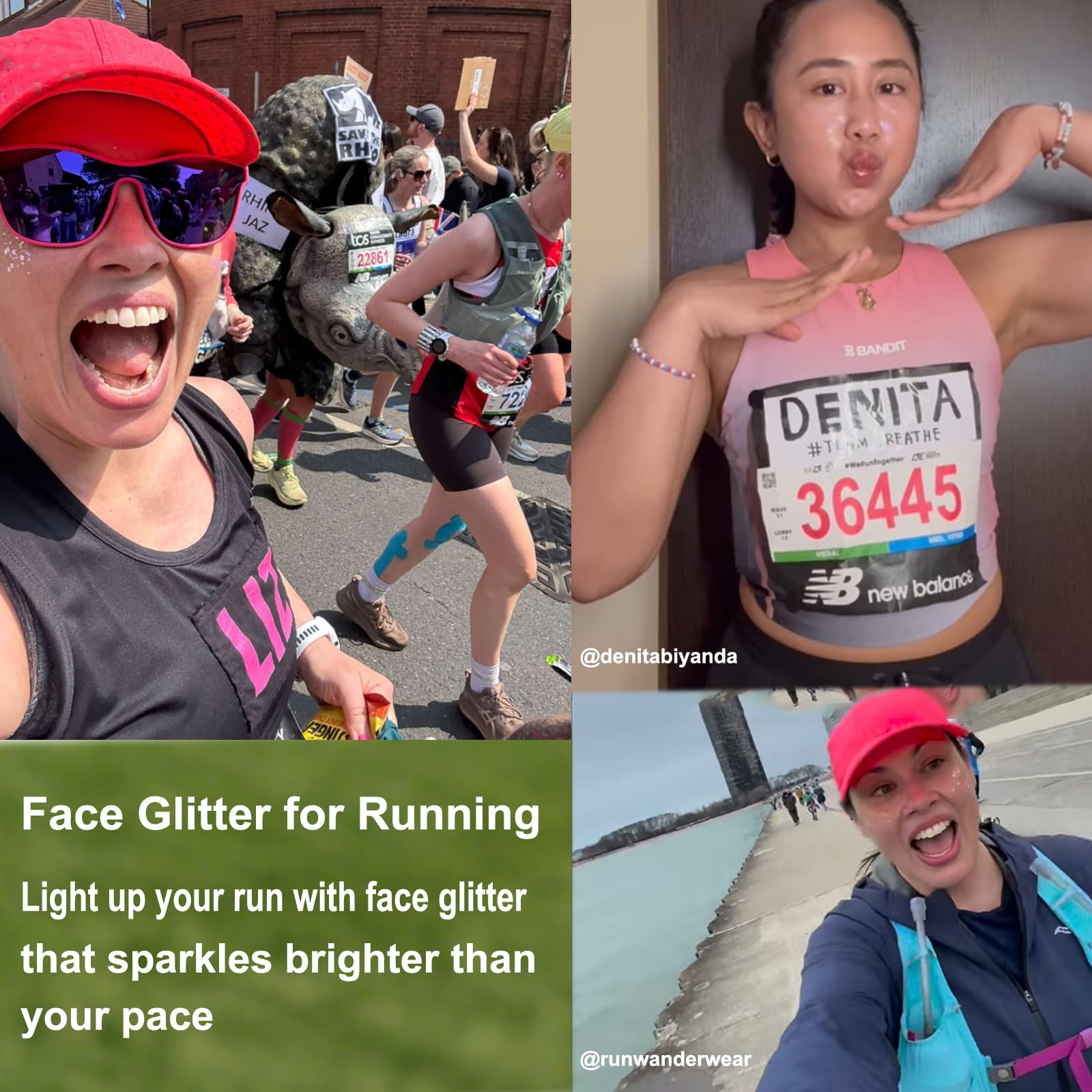 MEICOLY glitter in hair creates subtle, moving shimmer