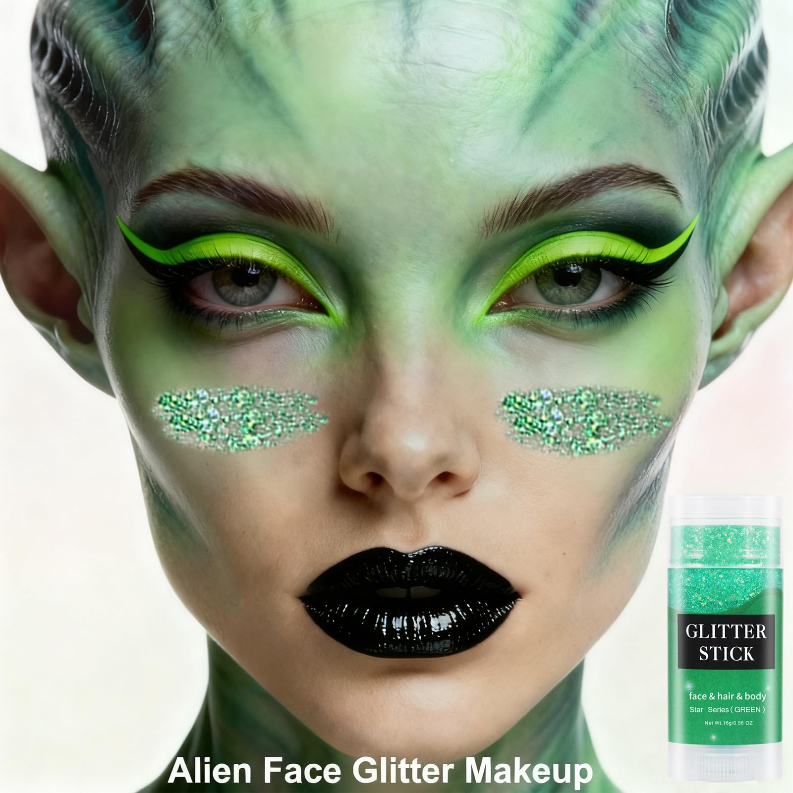 MEICOLY Green Glitter Stick adds festival glow and shine.