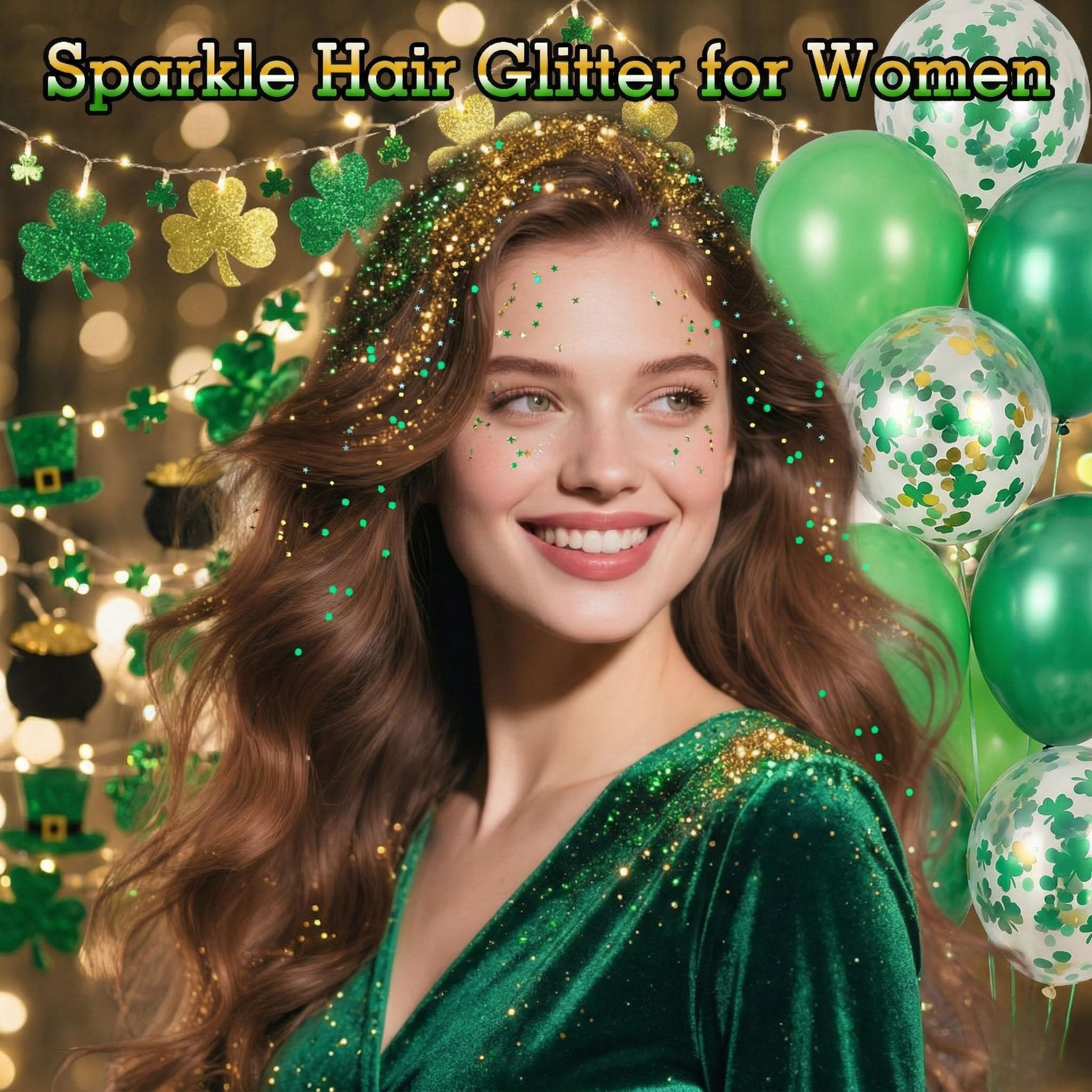 MEICOLY Mardi Gras glitter stick stays put during dancing and outdoor events.