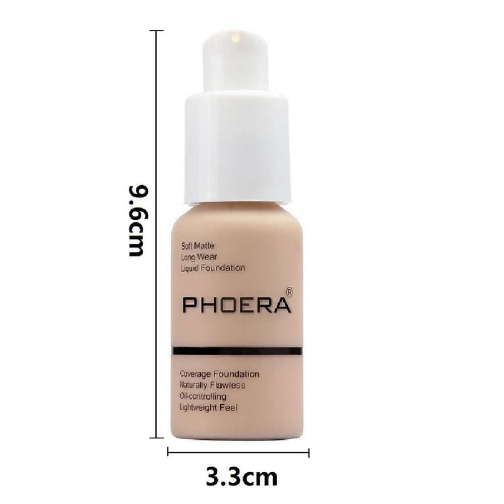 Meifen Phoera Foundation nude shade swatch shows natural color match.