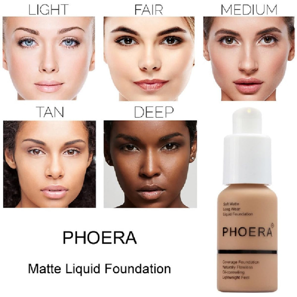 Meifen Phoera Foundation soft-matte finish delivers shine-free, comfortable appearance.
