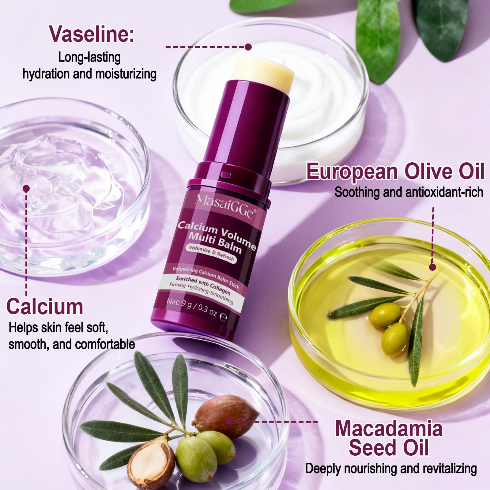 Meifenla calcium multi balm stick for dry spots targeting dryness with shea butter