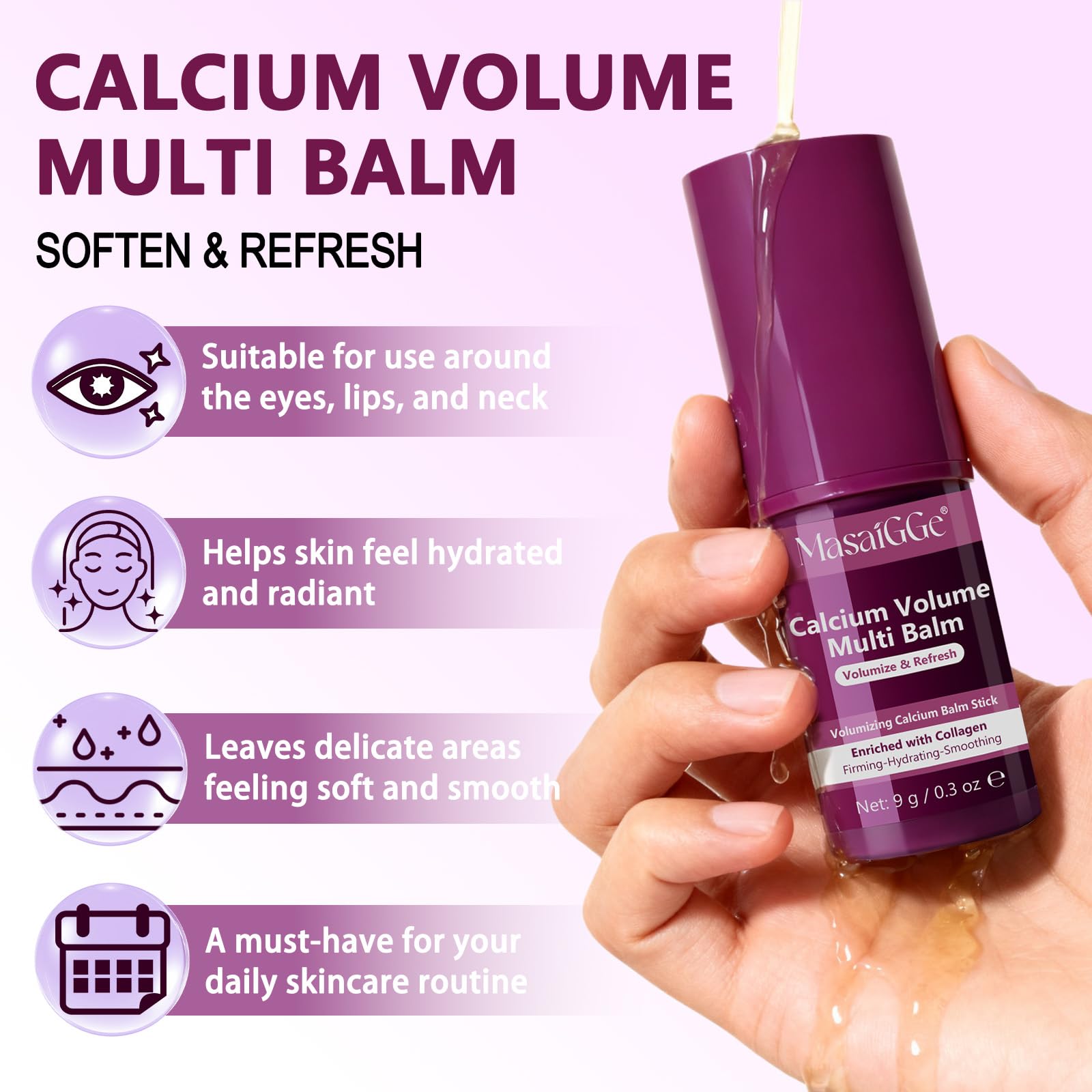 Meifenla calcium multi balm stick for eyes soothing delicate skin