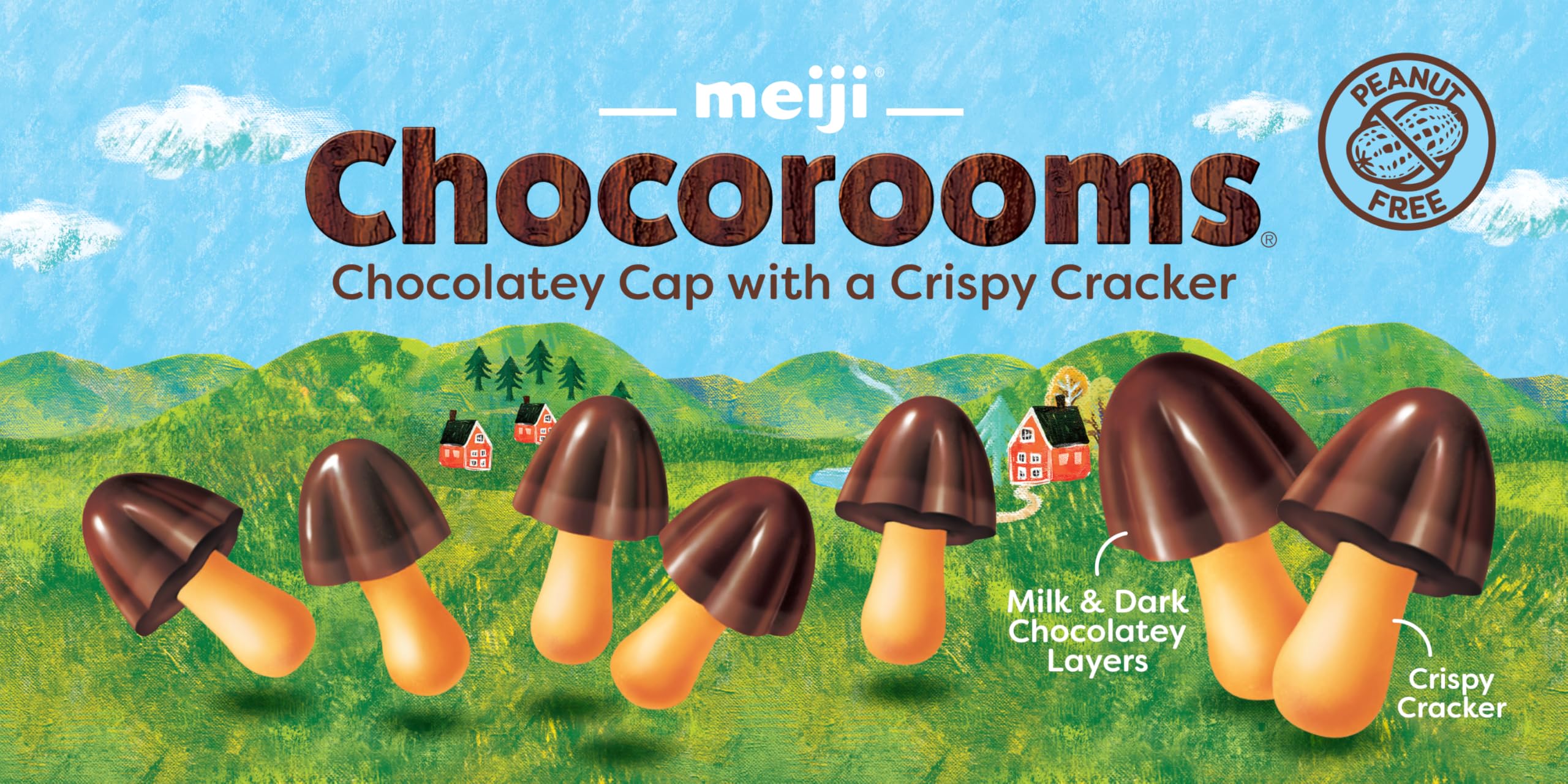 Meiji Hello Panda Chocorooms multi-pack ideal for lunchboxes and travel.