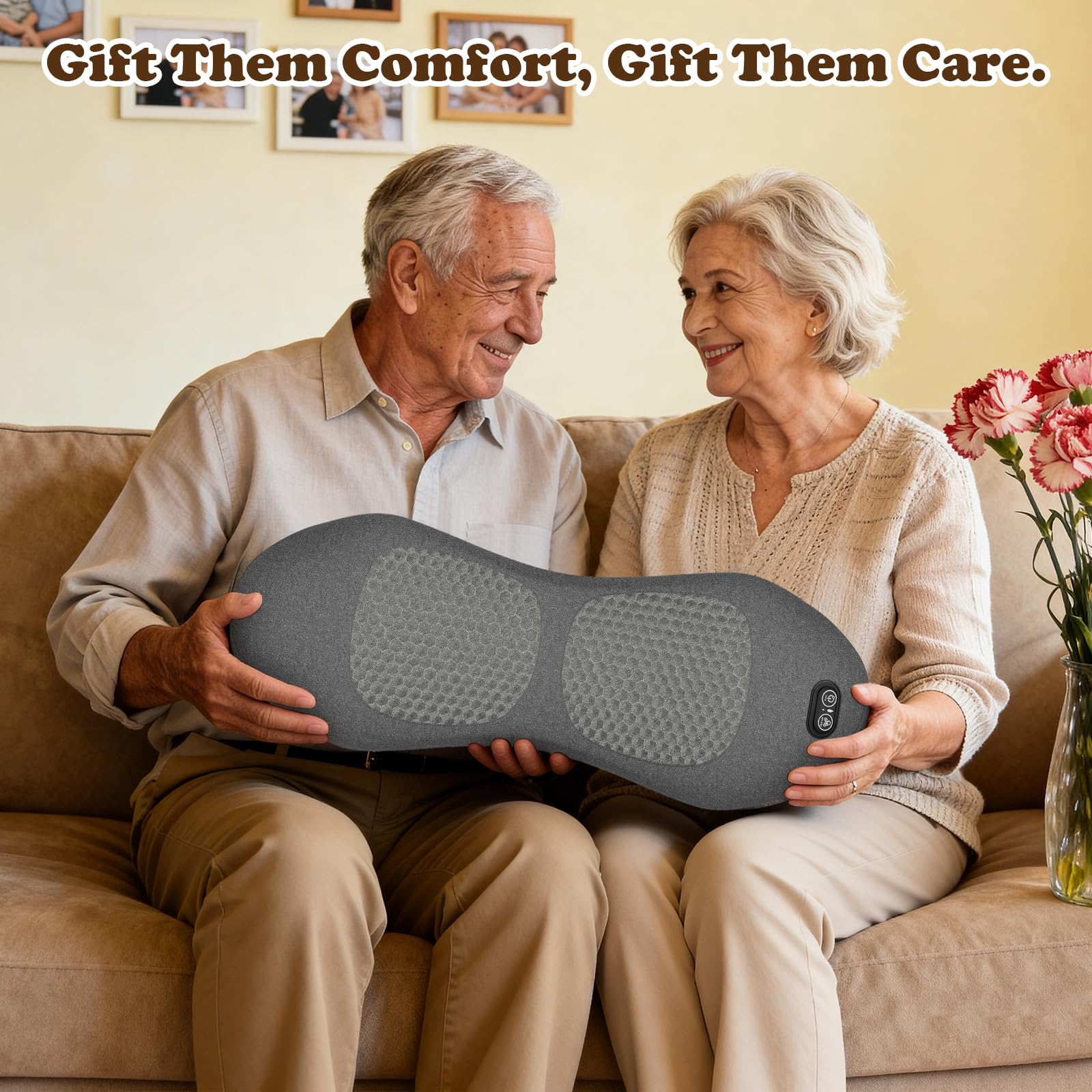Meijinex 3in1 Smooth Spine Pillow side curve illustrating ergonomic fit