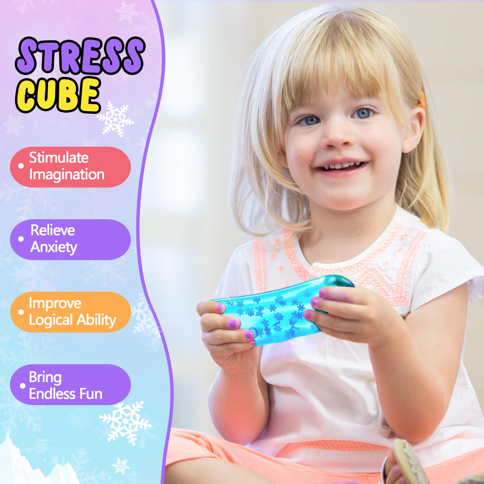 Meijoy Stress Cube office use fits desks and breaks.