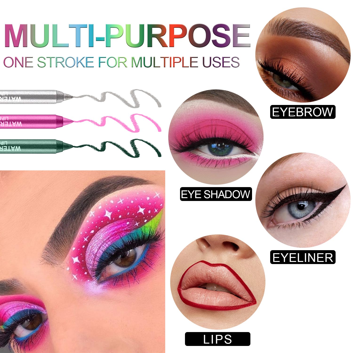 Meilury glitter metallic shades create statement looks for events.