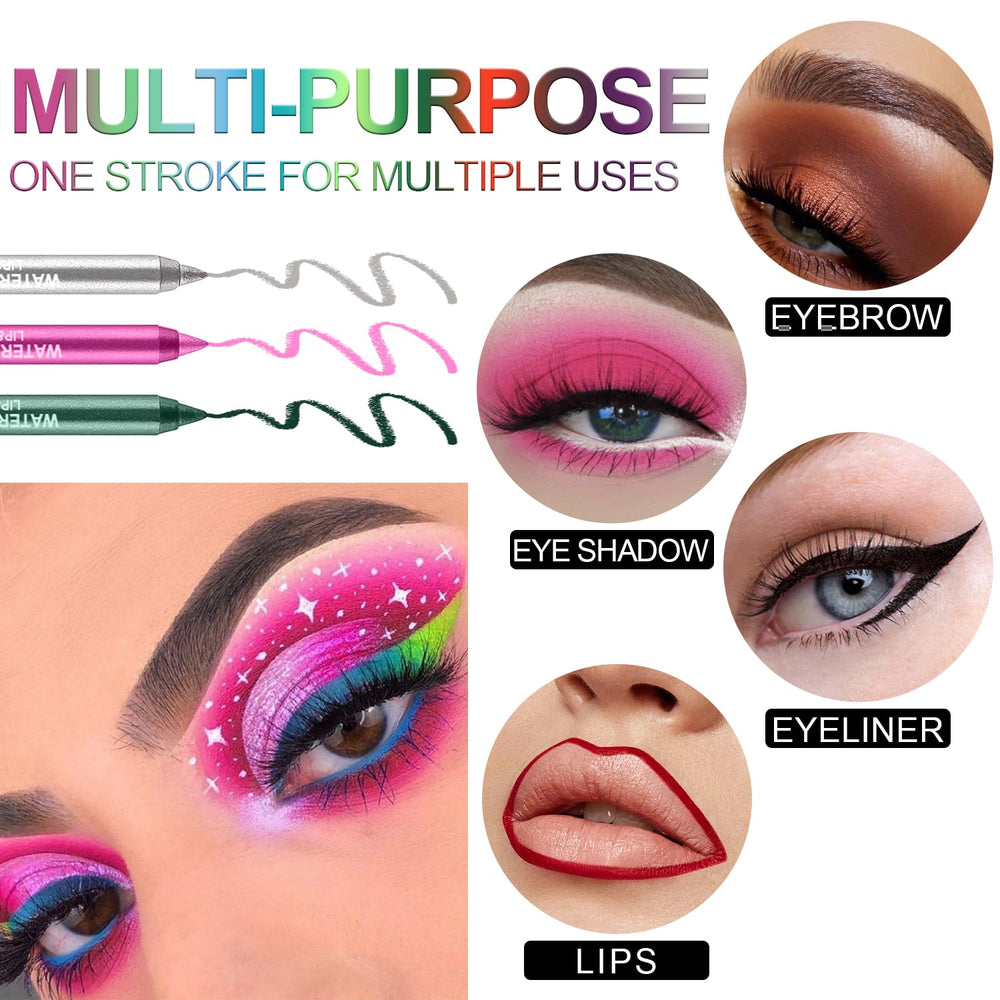 Meilury glitter metallic shades create statement looks for events.