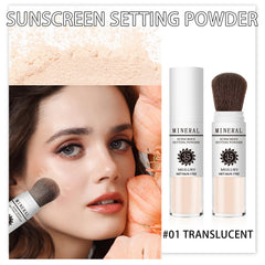 Meilury setting powder brush system ensuring precise powder application