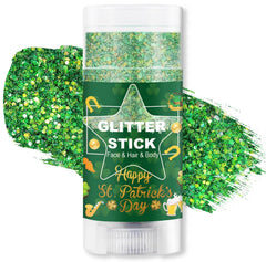 Meilury St Patrick's Day glitter stick on body for vibrant sparkle