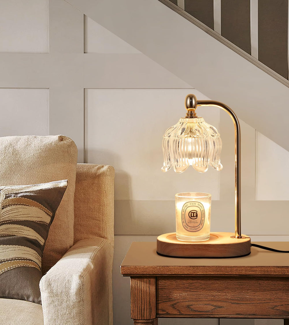 Flexible timing settings on MEIXISUE candle warmer lamp for melt control.