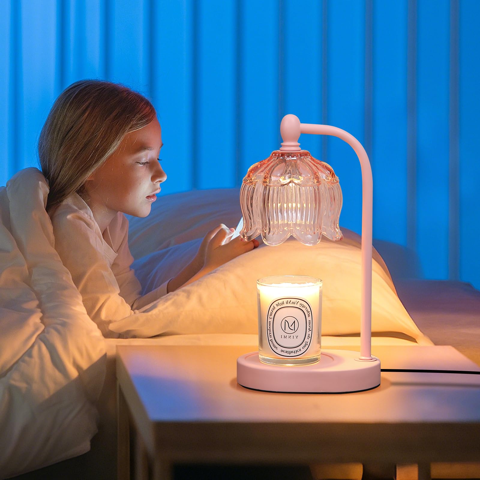 MEIXISUE pink candle warmer safety features and overheat protection