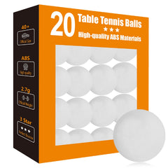 Meizhouer 3-star 40mm ping pong ball with durable ABS core for consistent bounce.