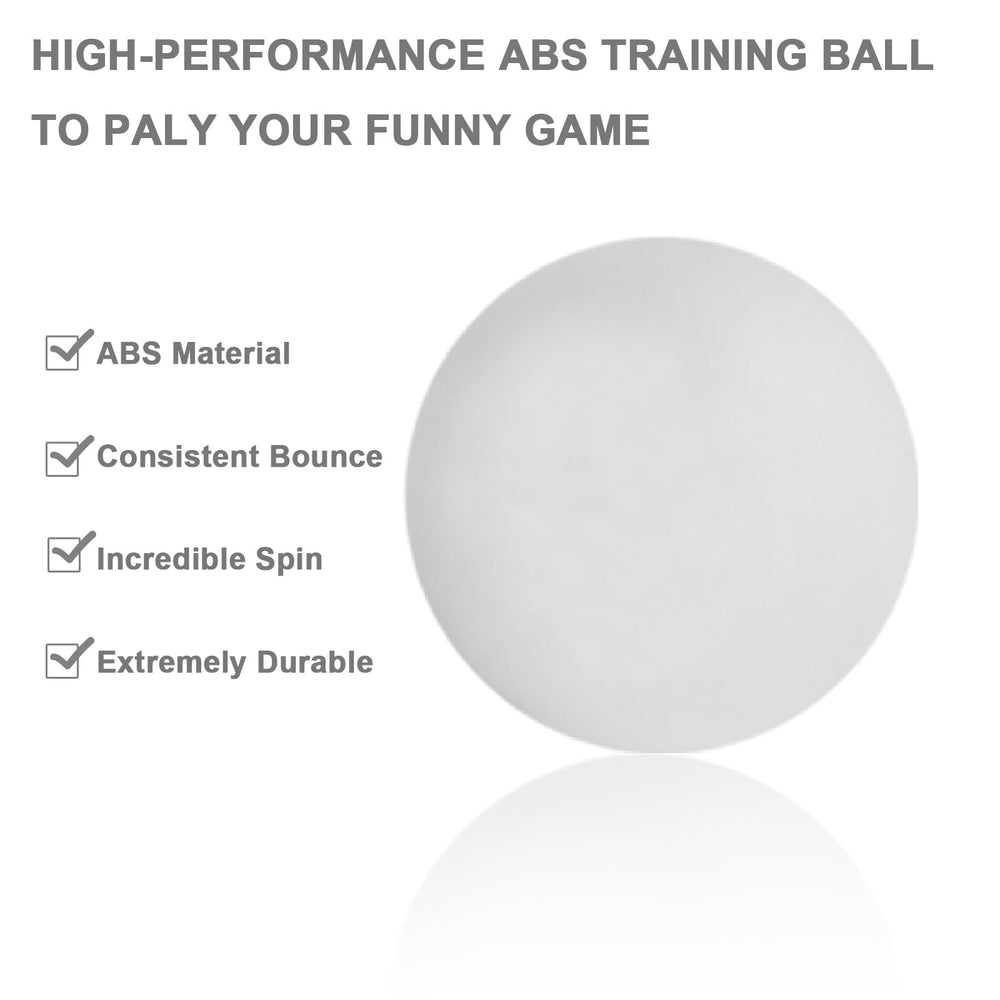 Meizhouer 3-star 40mm ball ideal for indoor and outdoor sessions with reliable spin.