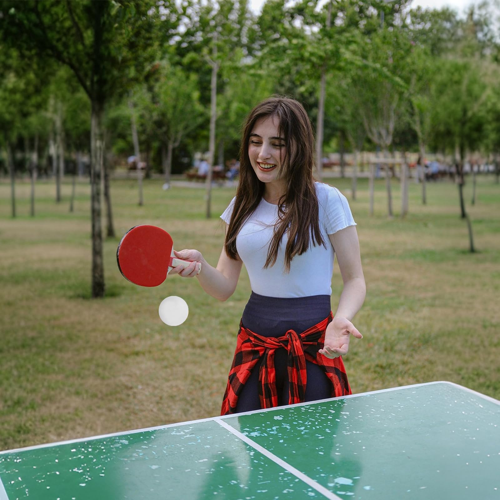 Meizhouer 20-pack ping pong balls suitable for practice and match play.