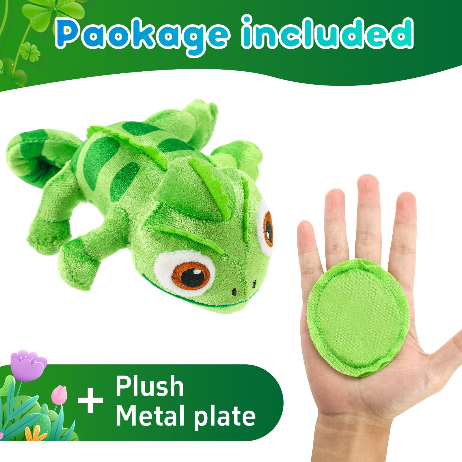 Mejglrc magnet-attachment keeps the plush secure under clothing during wear.