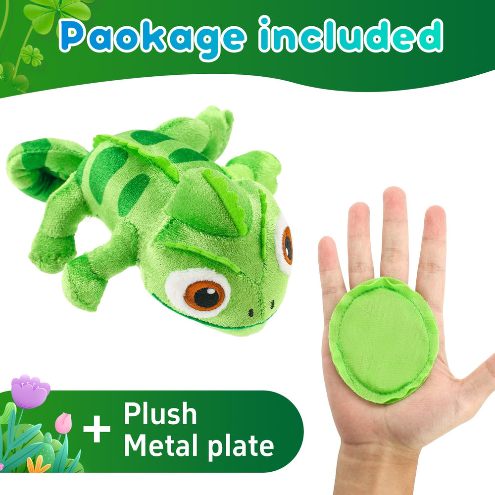 Mejglrc magnet-attachment keeps the plush secure under clothing during wear.