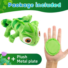 Mejglrc magnet-attachment keeps the plush secure under clothing during wear.