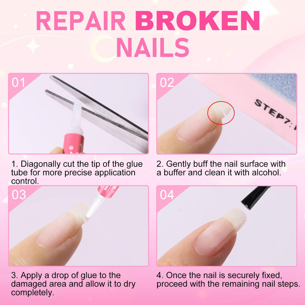 MEKK compact portable kit for on-the-go nail fixes