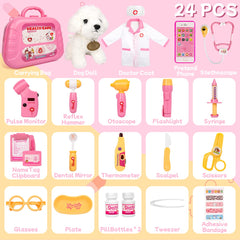 Meland dentist tools set supports educational, hands-on dental care pretend scenarios