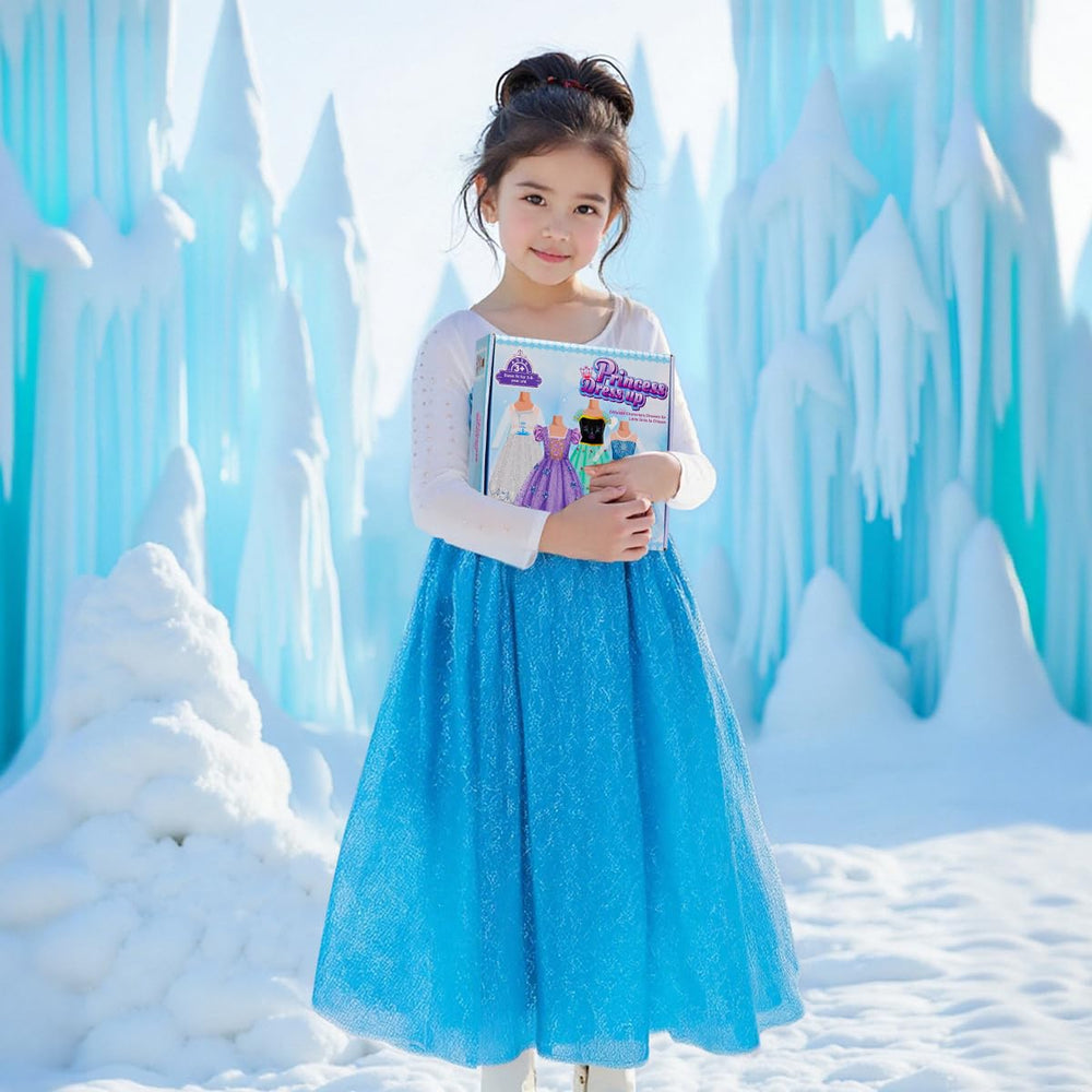 Meland detachable cape for versatile princess styling during pretend play