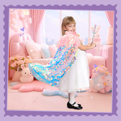 Meland dress-up gloves wand and jewelry complete the magic ensemble