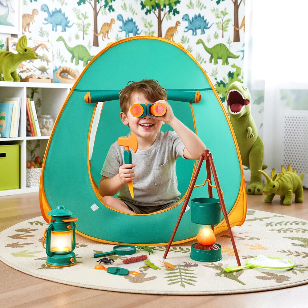 Meland pretend food toy set sparks mini culinary adventures during campouts.