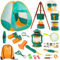 Meland kids camping tent offers a cozy private base for imaginative play.