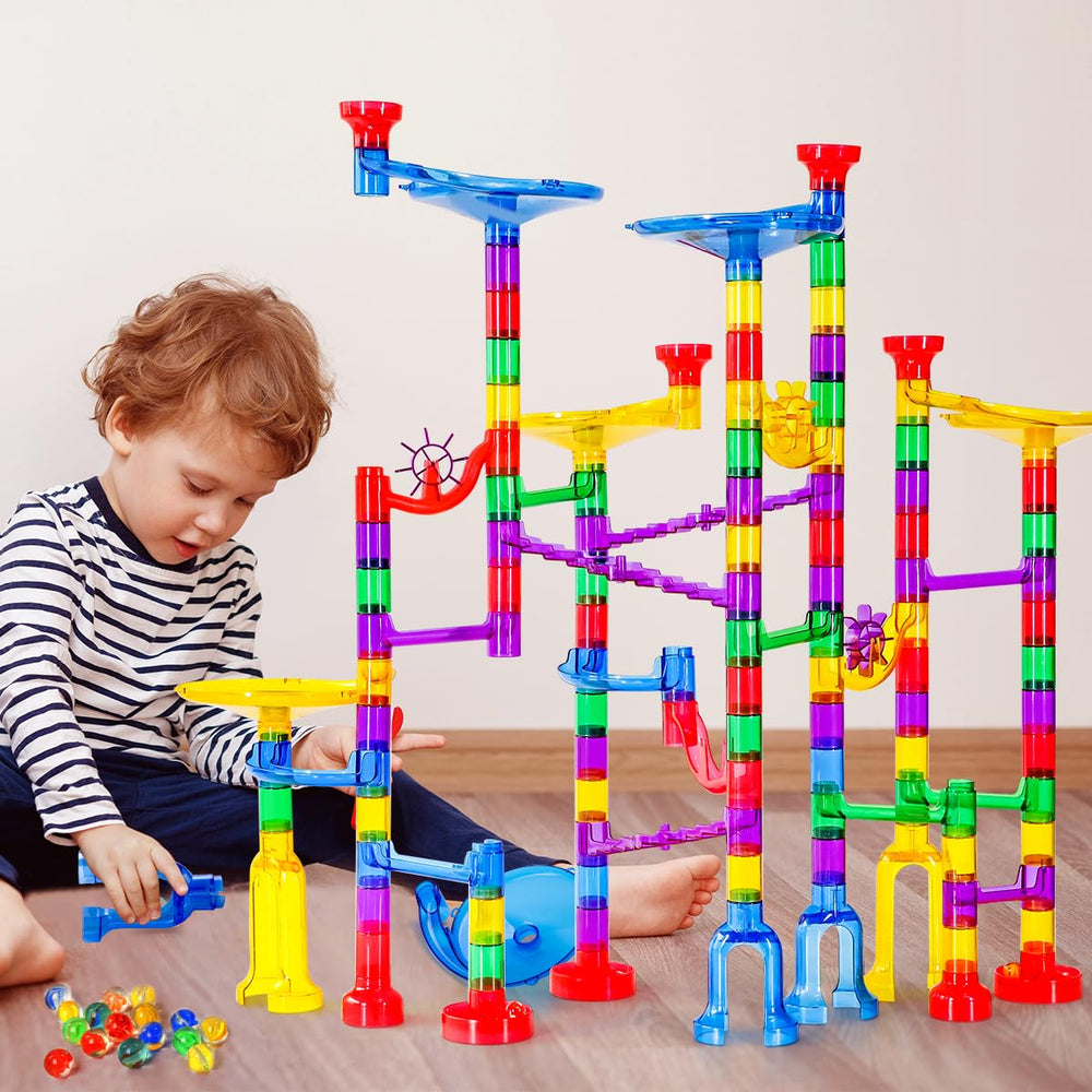 Meland Marble Run safe ABS material with smooth edges for kids.