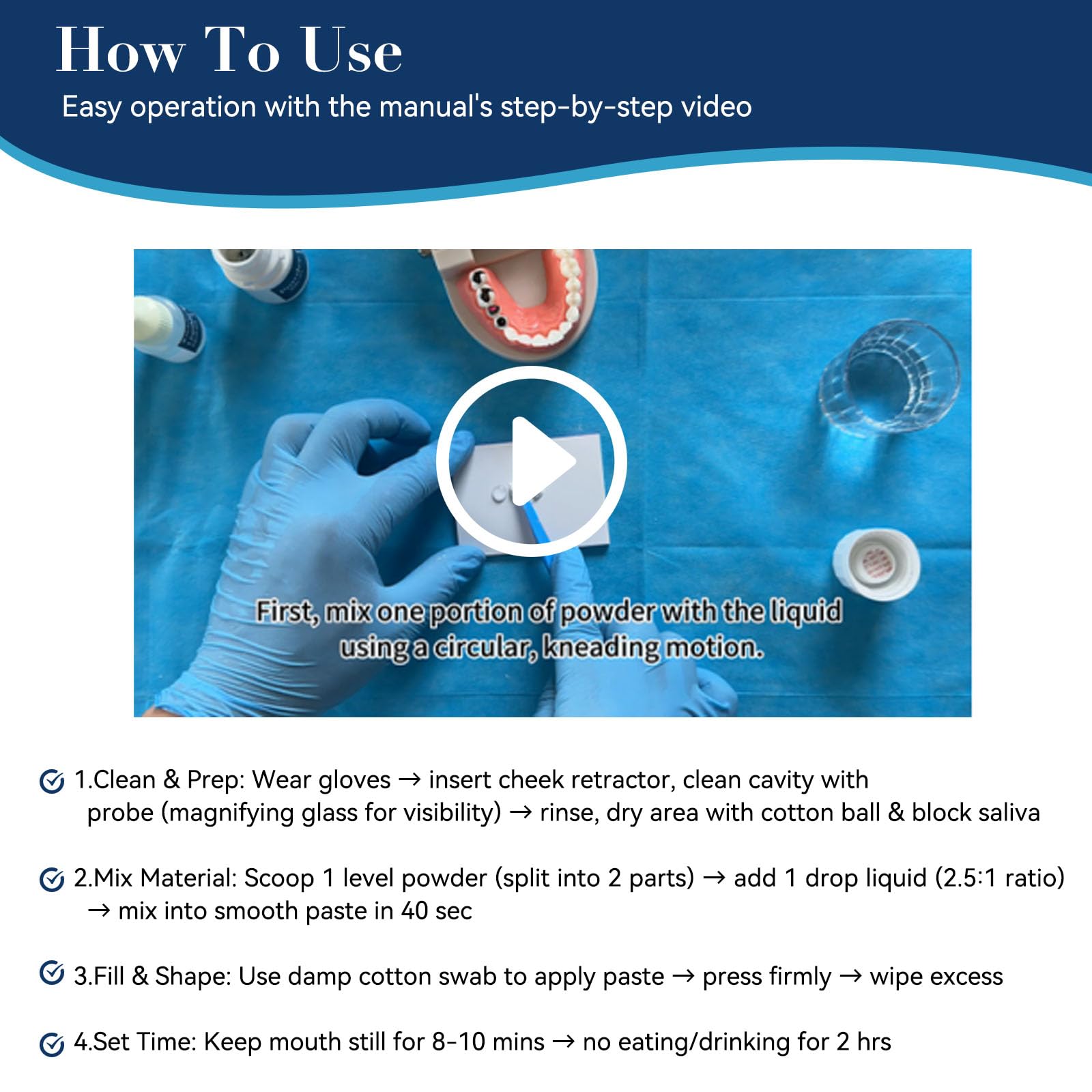 Meldclb temporary tooth repair in action restoring a natural bite