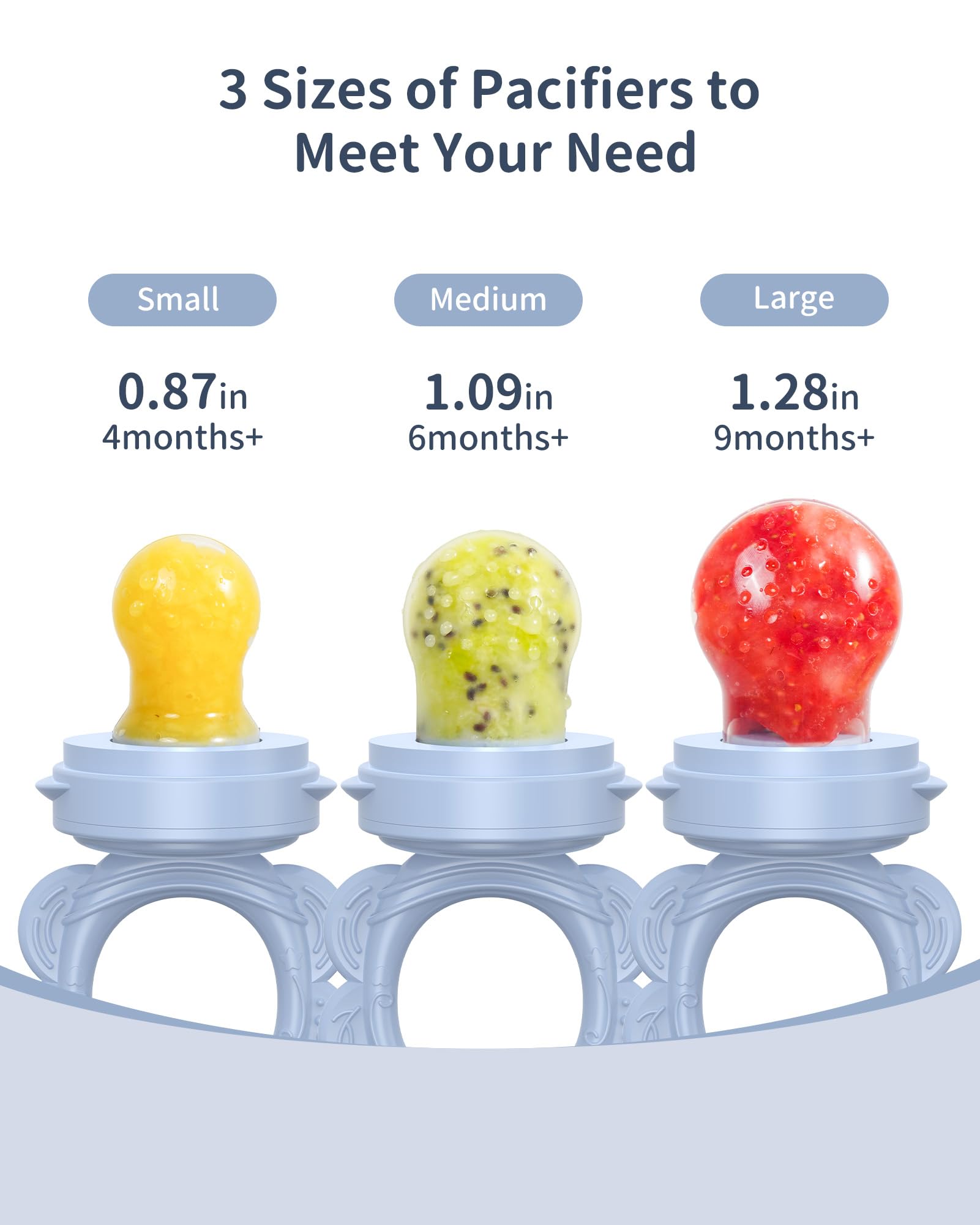 Melican easy-grasp ring helps little hands develop self-feeding skills.
